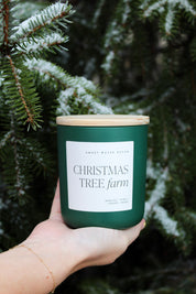 Christmas Tree Farm 15 oz Matte Soy Candle- Home Decor