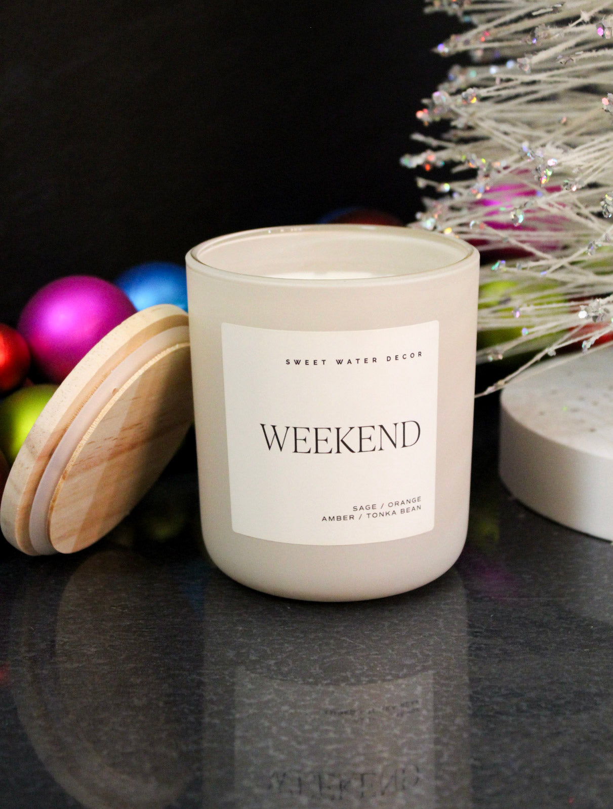 Weekend 15 oz Soy Candle, Matte Jar - Home Decor