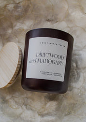 Driftwood and Mahogany 15 oz Soy Candle