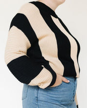 block Stripe Sweater