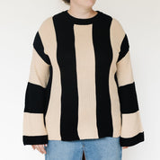 block Stripe Sweater