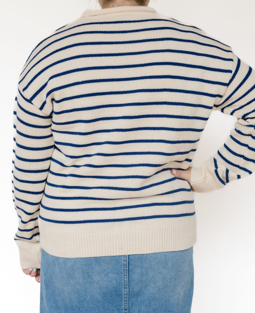 Striped Crew Neck Sweater