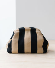 Colorblock Striped Clutch