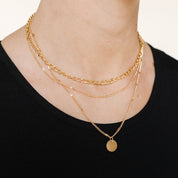 3 Pcs Layered Pendant Necklace