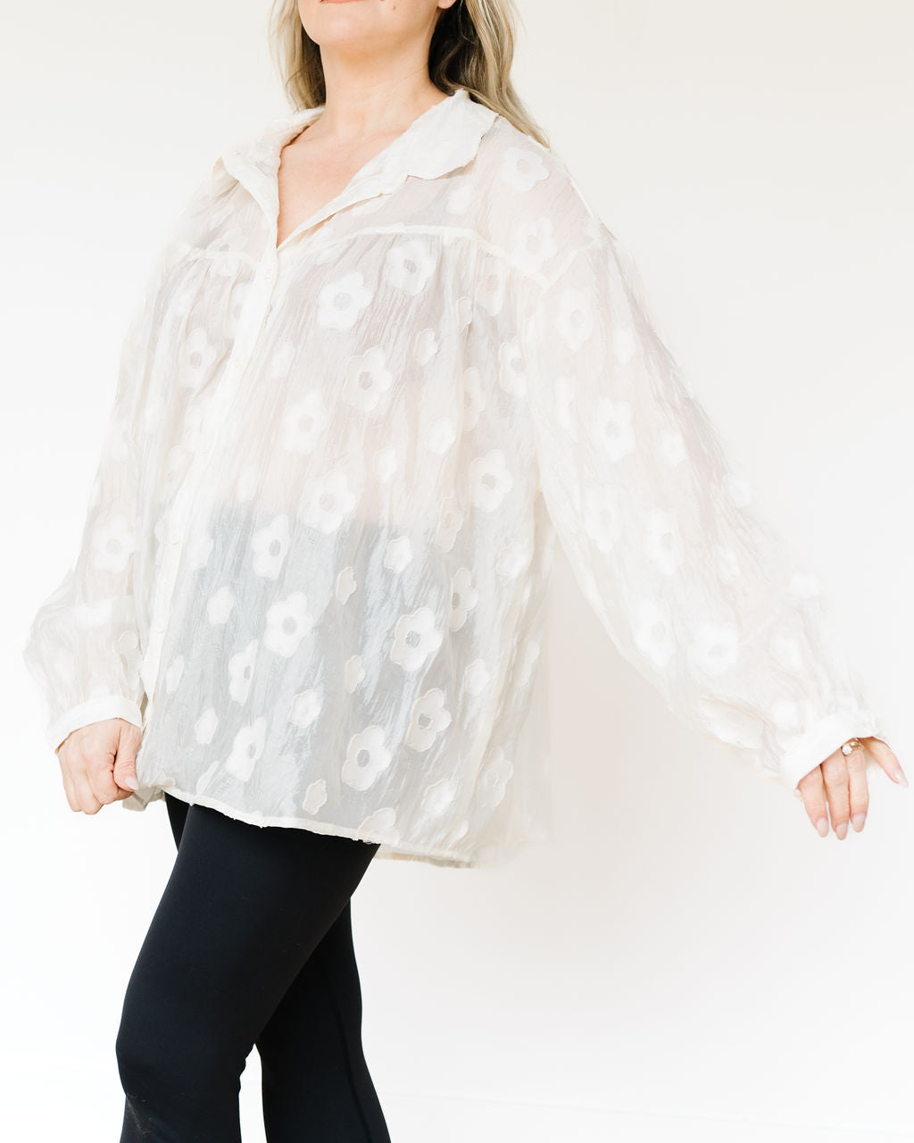 Plus Size Oversized Blouse