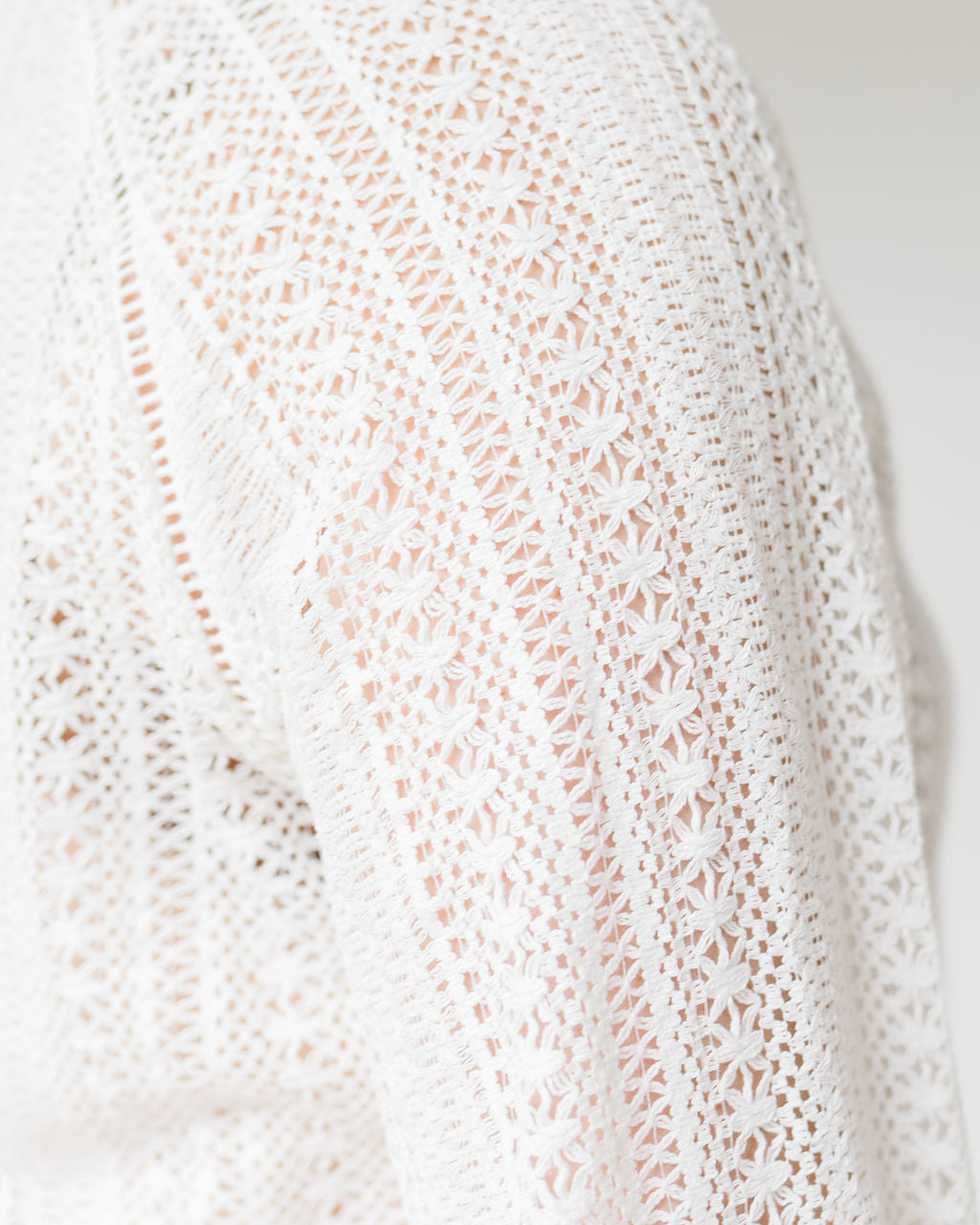 Cutout Lace V Neck Blouse