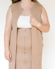 Jordana Long Knit Vest