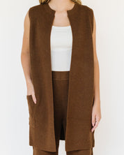 Jordana Long Knit Vest