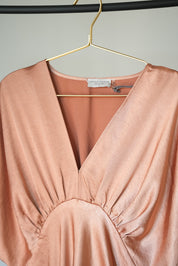 Flowing Satin Dress