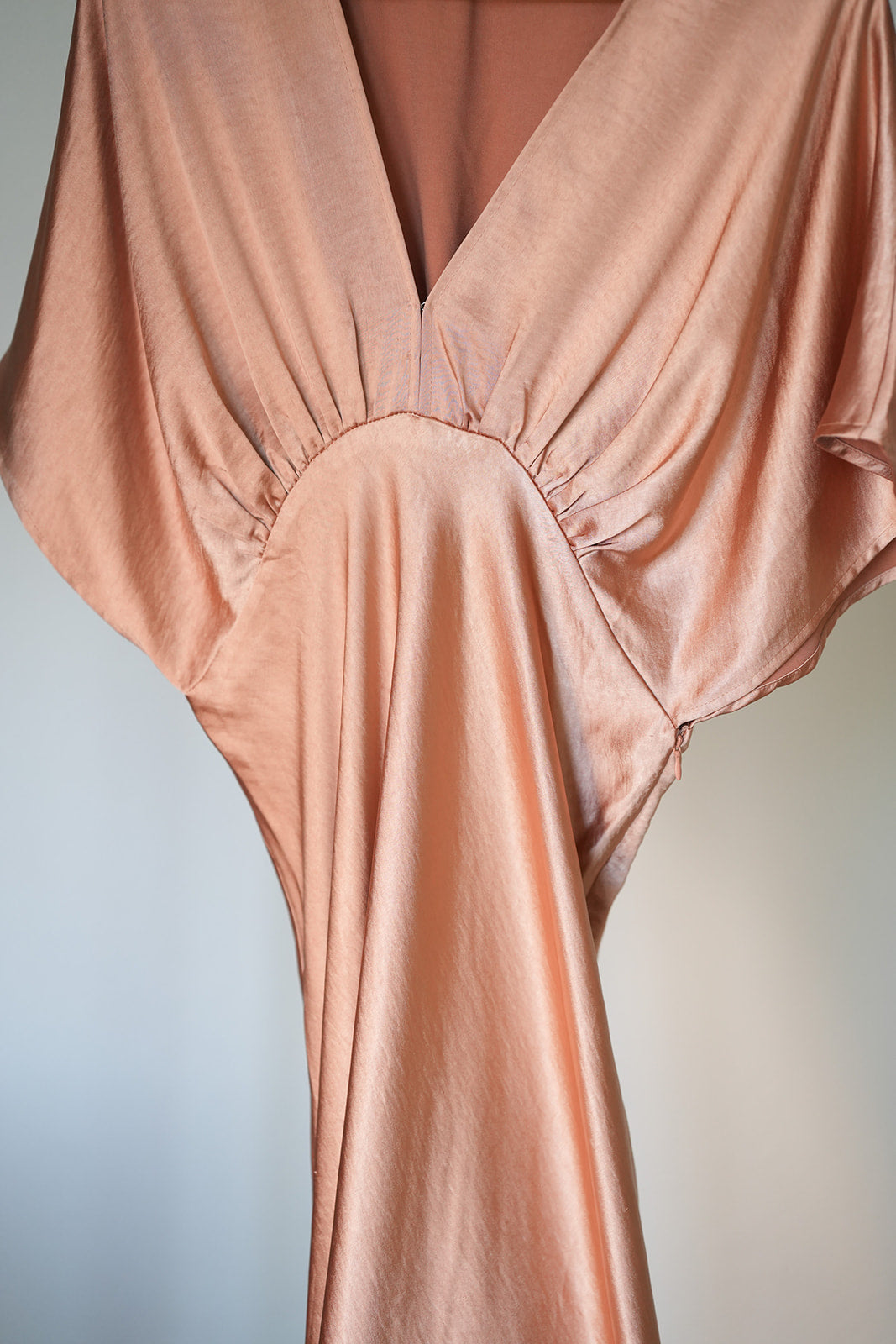 Flowing Satin Dress