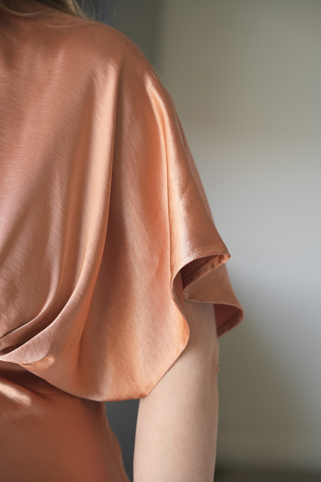 Flowing Satin Dress
