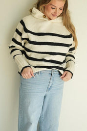 Striped Sweater Hoodie