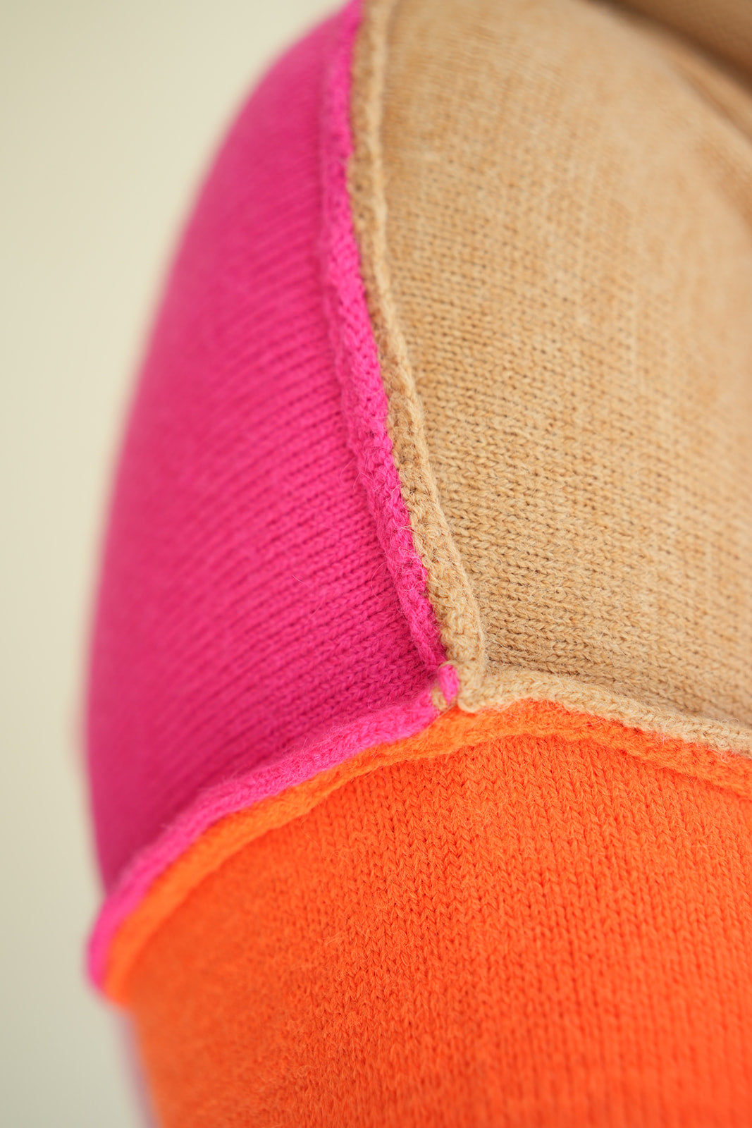 Color Block Long Sleeve Sweater