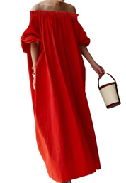 Plus Size Off Shoulder Dress