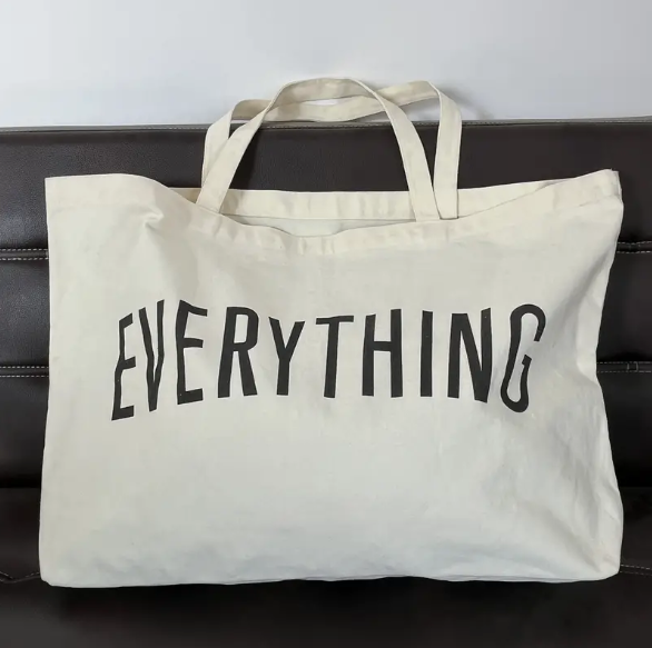 Extra Large Canvas Tote Bag