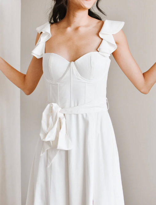 Heaven Sent Corset Flutter Dress