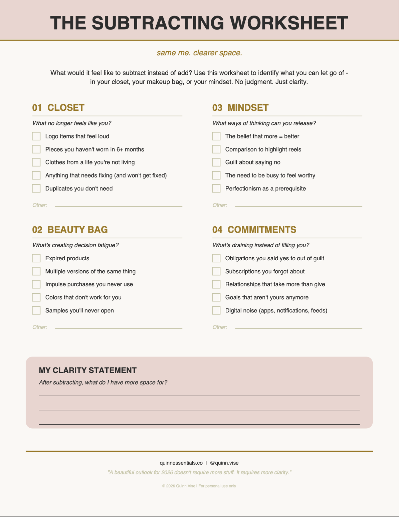 Printables: Subtracting Worksheet