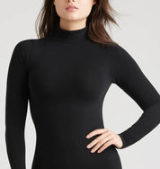 Madelyn Mock Neck Shaping Full Back Bodysuit