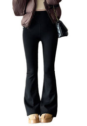 Fur Lined Flare Legging