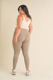 Plus Taupe Power Sculpt Eco Legging