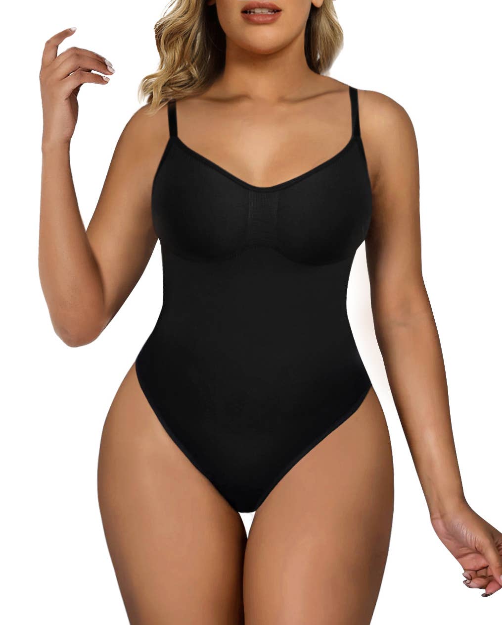 SHAPERX Tummy Control shaperwear Butt Lift Seamless Bodysuit