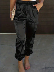 Plus Size Satin High Rise