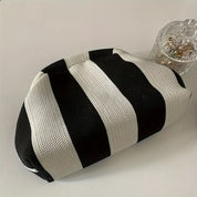 Colorblock Striped Clutch