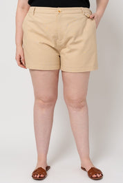 Plus Size High Rise Shorts