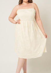 Plus Size Square Midi Dress