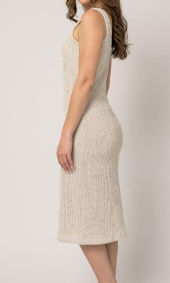 Apricot Knit Dress